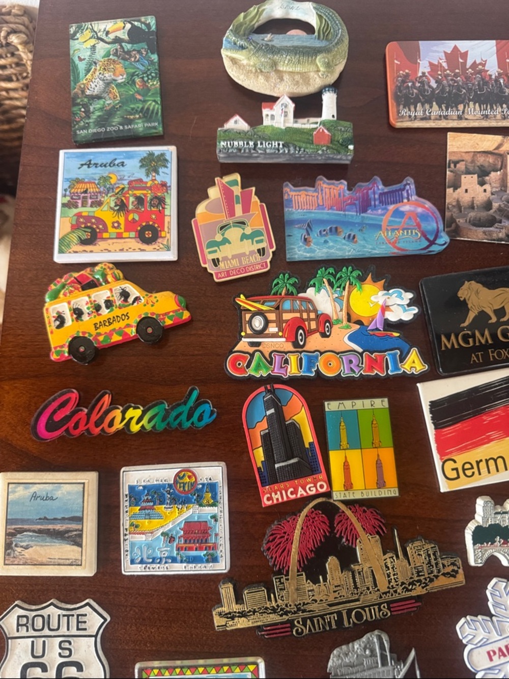 Assorted Travel Souvenir Magnets - Colorful Collection - Picture 2 of 7